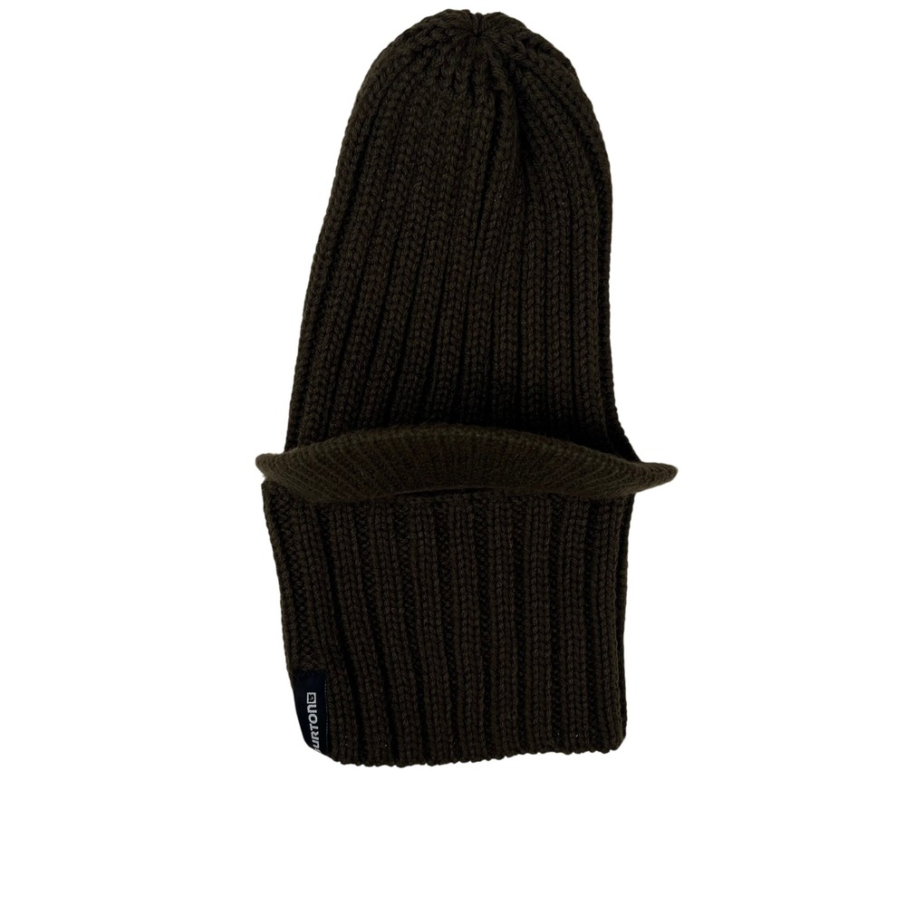 Burton Balaclava Ski Mask With Visor Knit‎ Brown Face Warmer Outdoor Snowboard